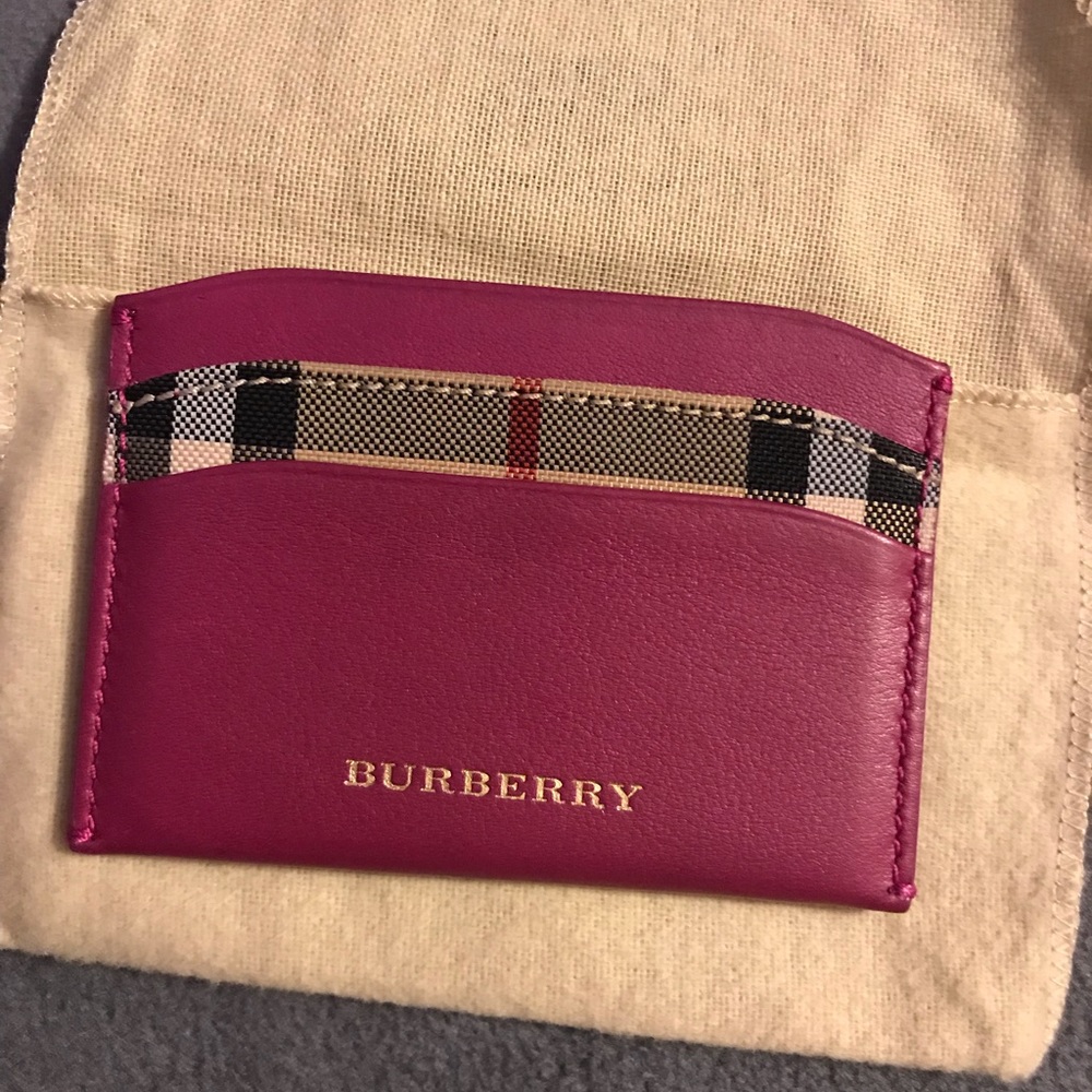 Burberry credit card case